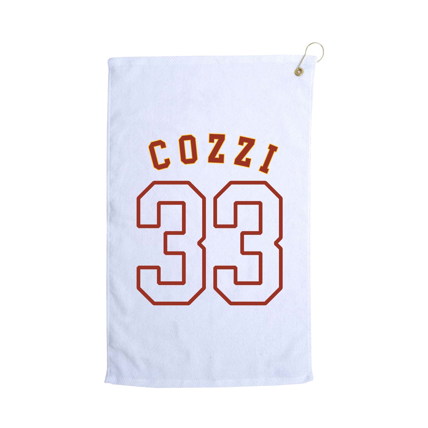 Golf Towel — Shirsey Arch in White