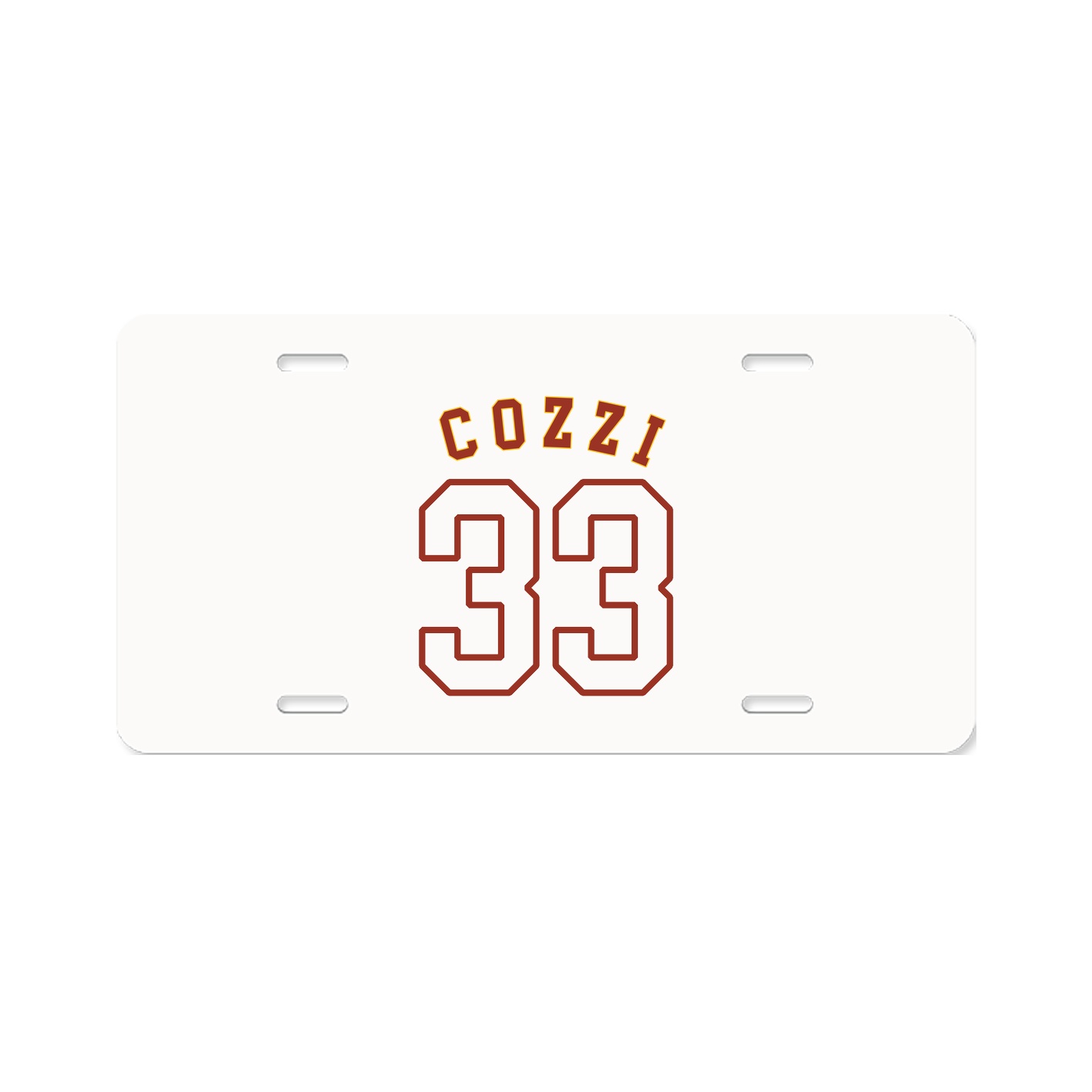 License Plate — Shirsey Arch in Classic