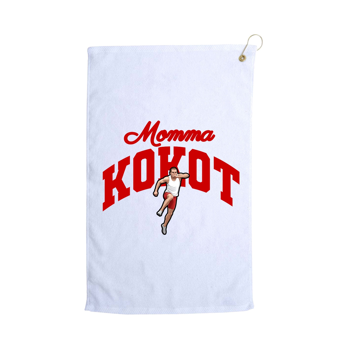Golf Towel — Mothers Day Arch in White