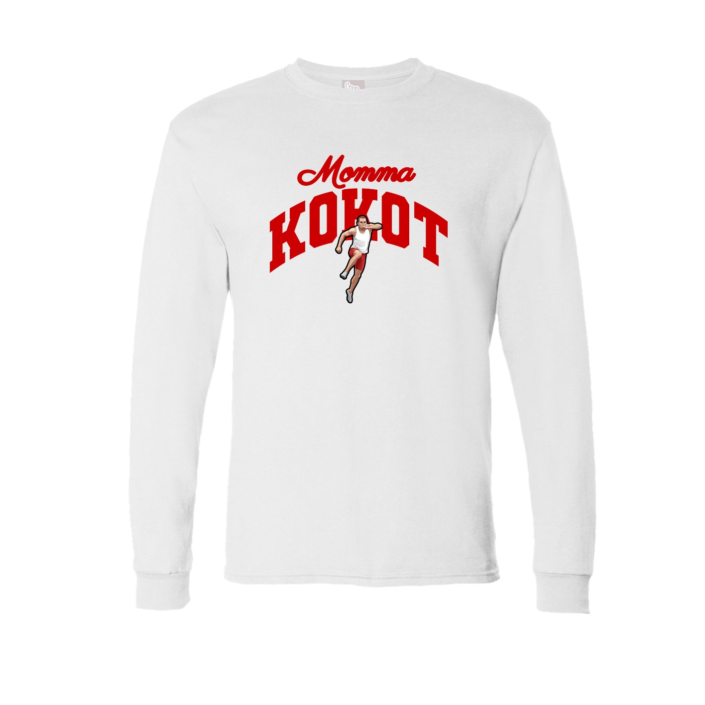 Long Sleeve Tee — Mothers Day Arch in White