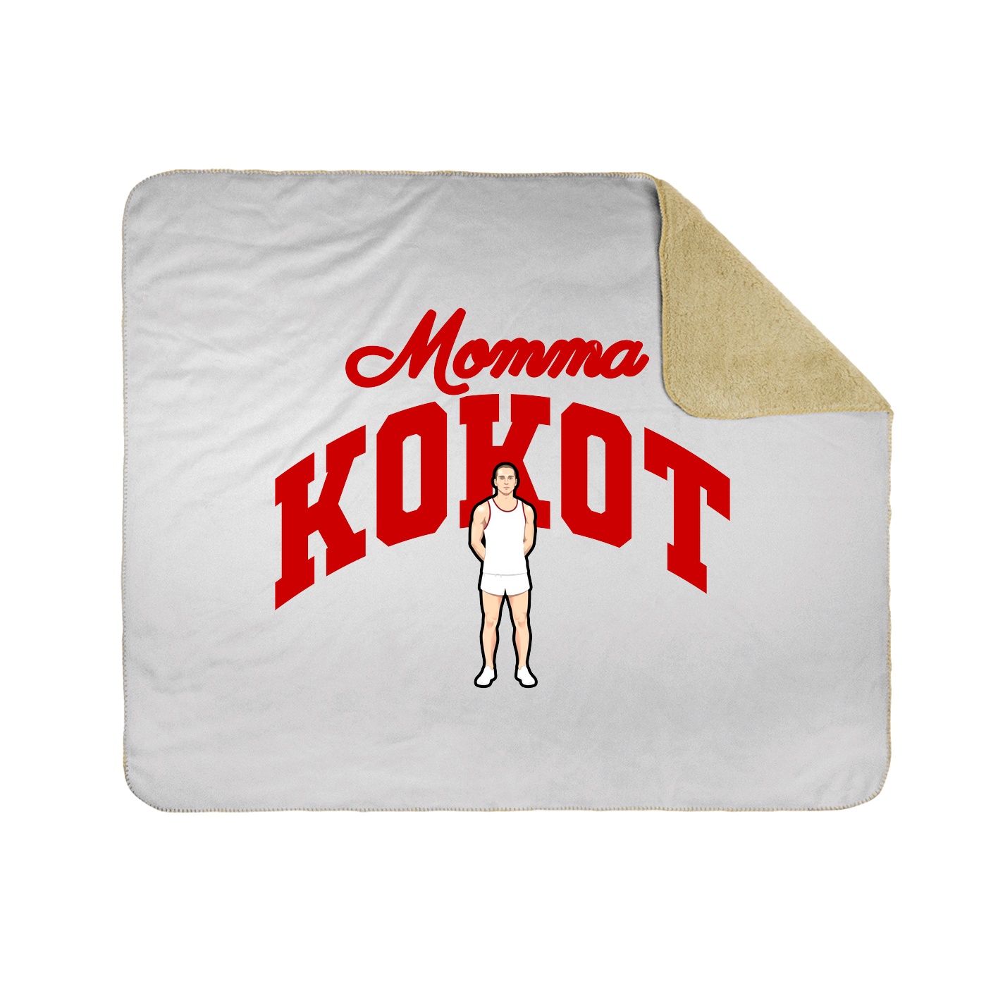 Throw Blanket — Mothers Day Arch in White