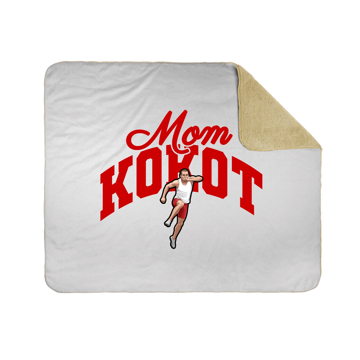 Throw Blanket — Mothers Day Arch in White