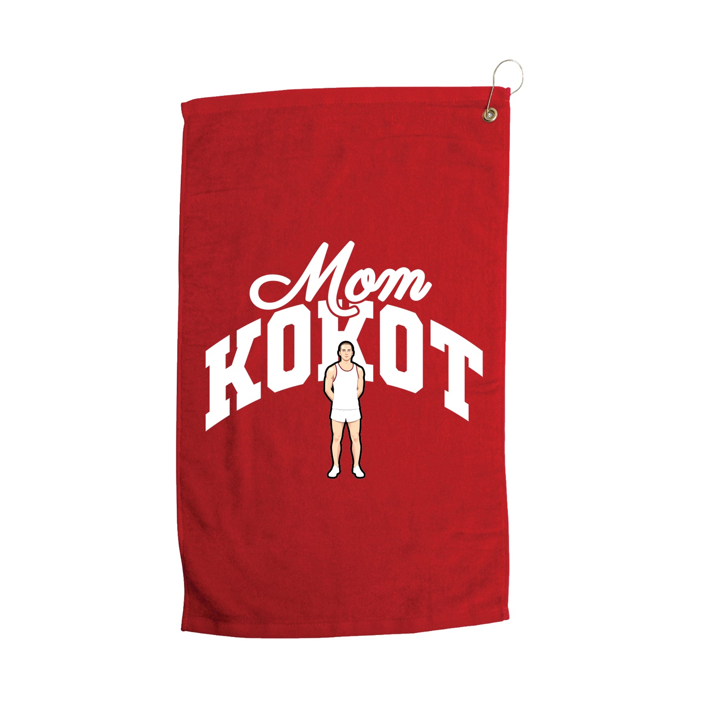 Golf Towel — Mothers Day Arch in Red