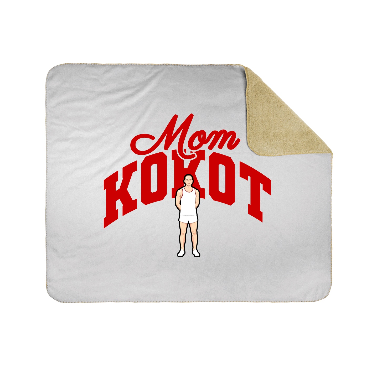 Throw Blanket — Mothers Day Arch in White