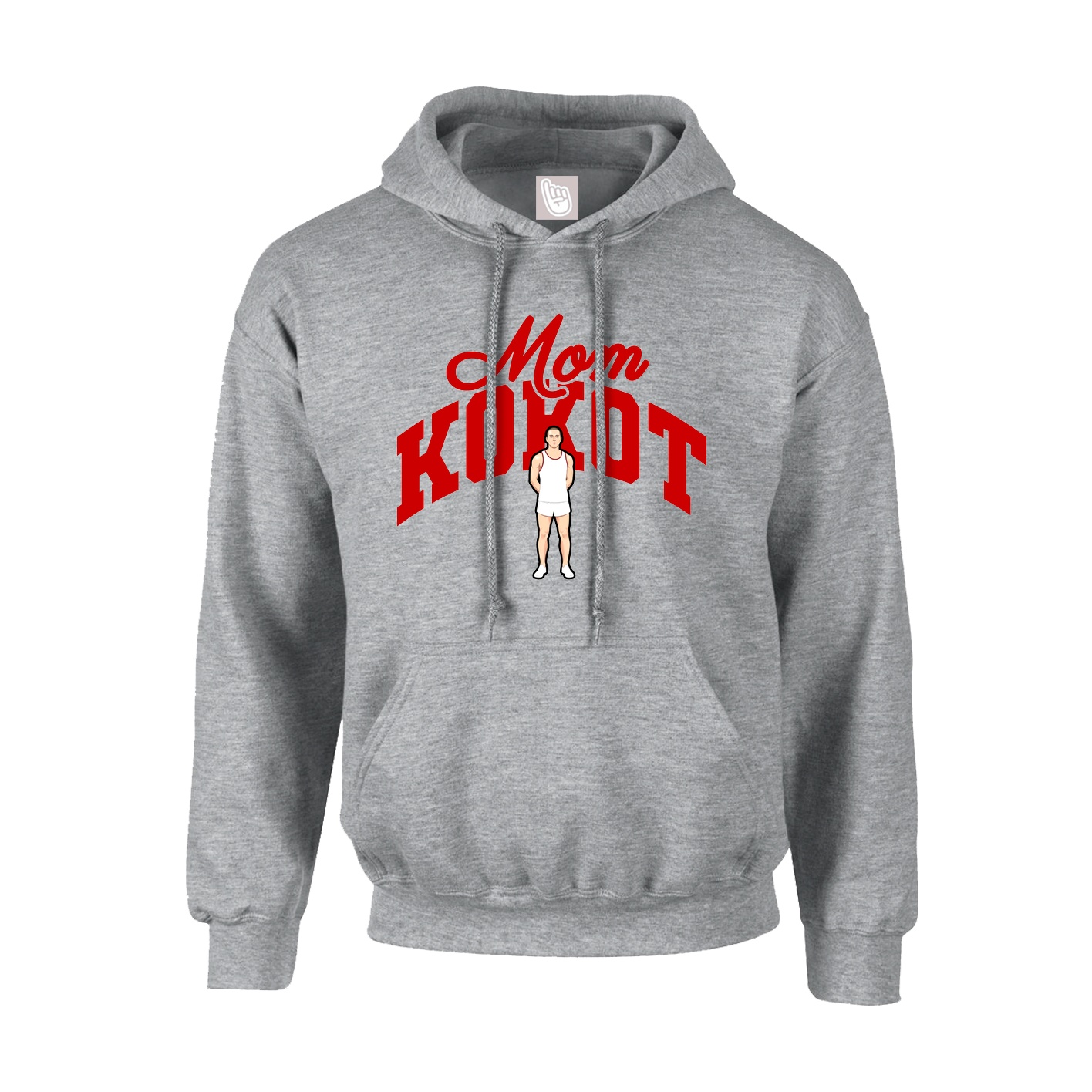 Hoodie — Mothers Day Arch in Grey