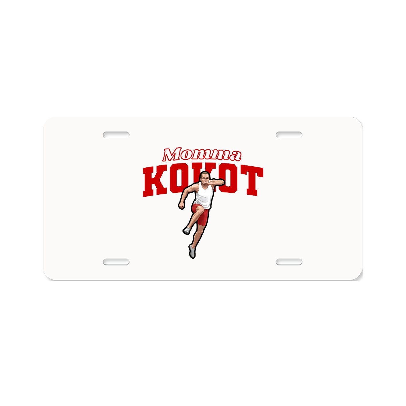 License Plate — Mothers Day Block in Classic