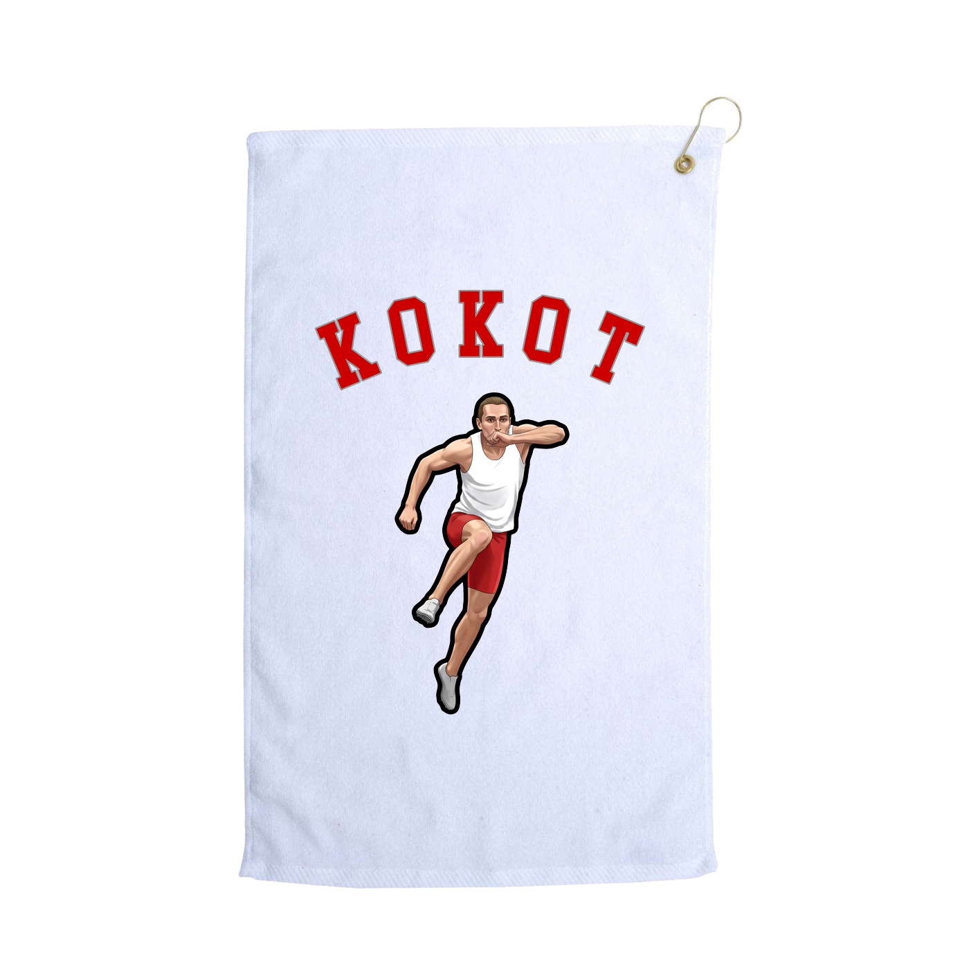 Golf Towel — Shirsey Arch in White
