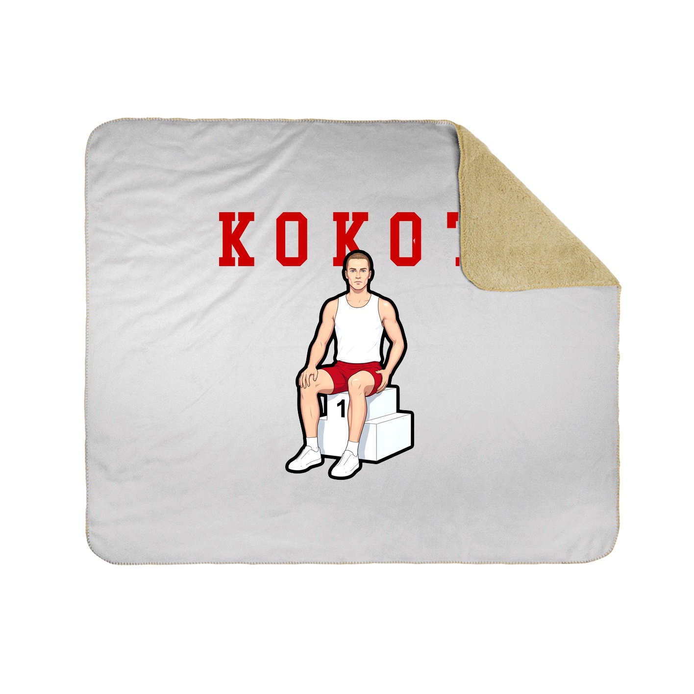 Throw Blanket — Shirsey in White