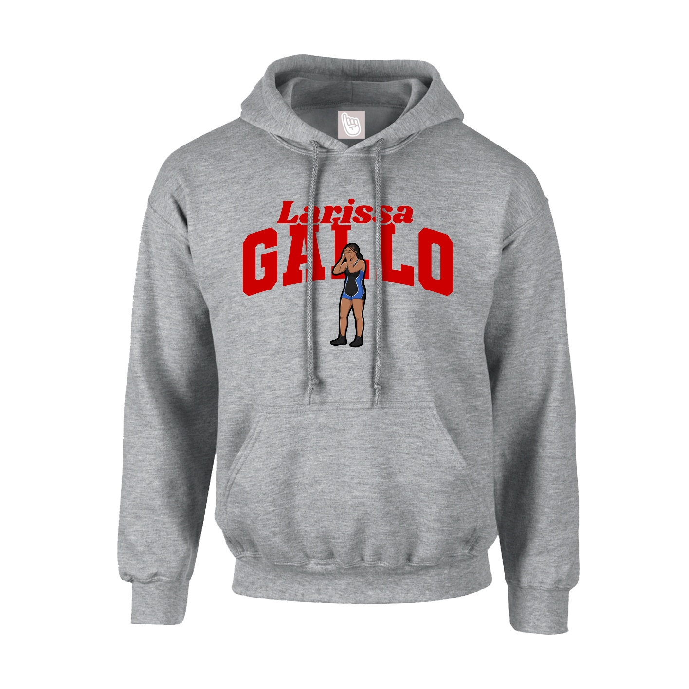 Hoodie — Signature Arch in Grey