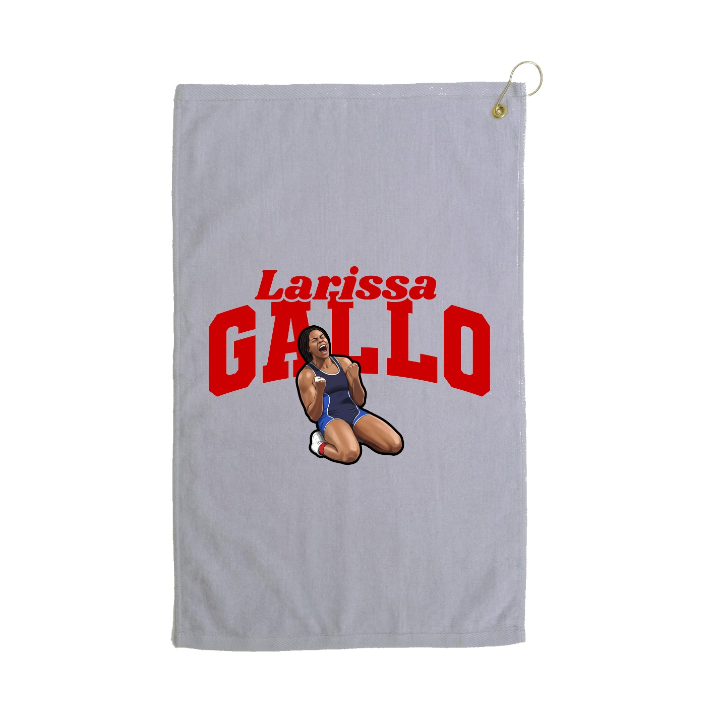 Golf Towel — Signature Arch in Grey