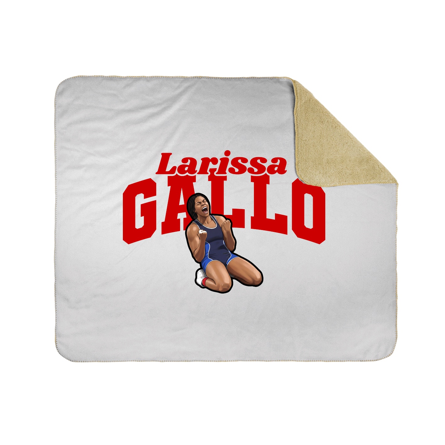 Throw Blanket — Signature Arch in White