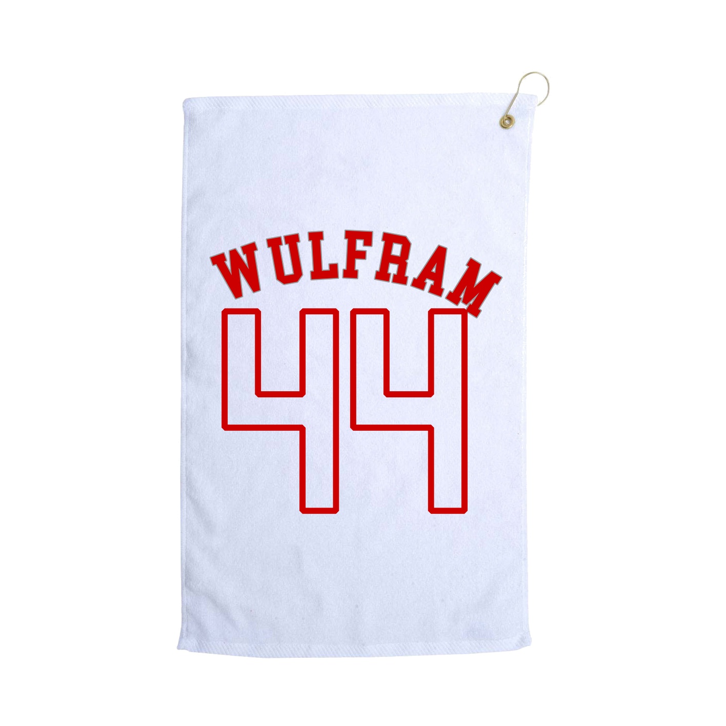 Golf Towel — Shirsey Arch in White