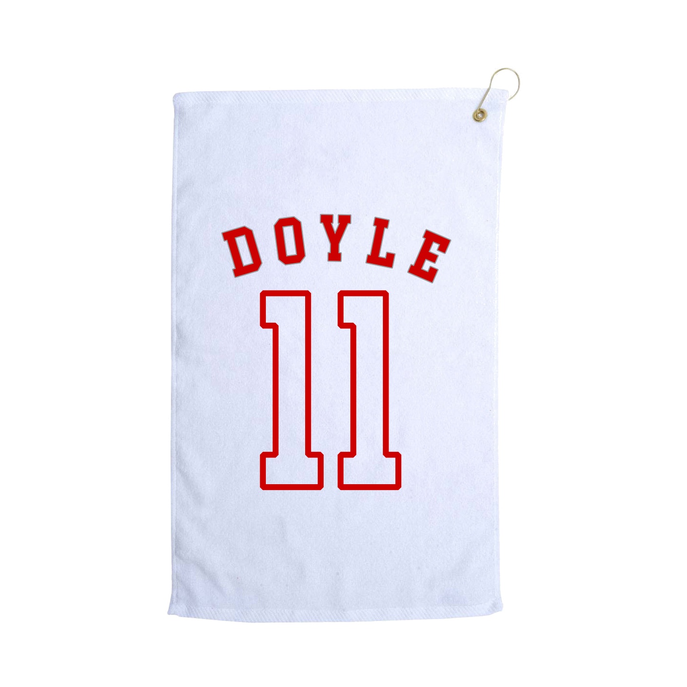 Golf Towel — Shirsey Arch in White