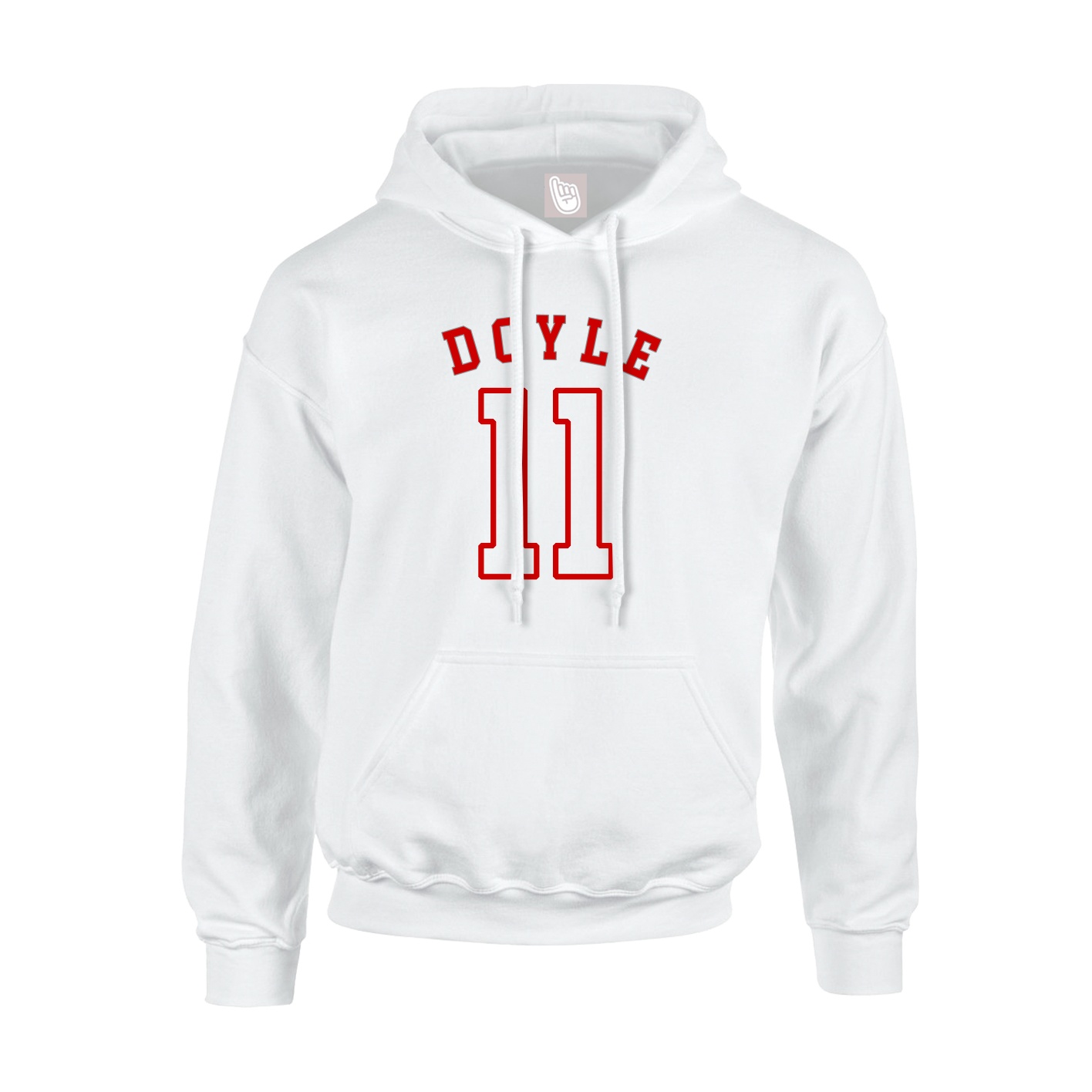 Hoodie — Shirsey Arch in White