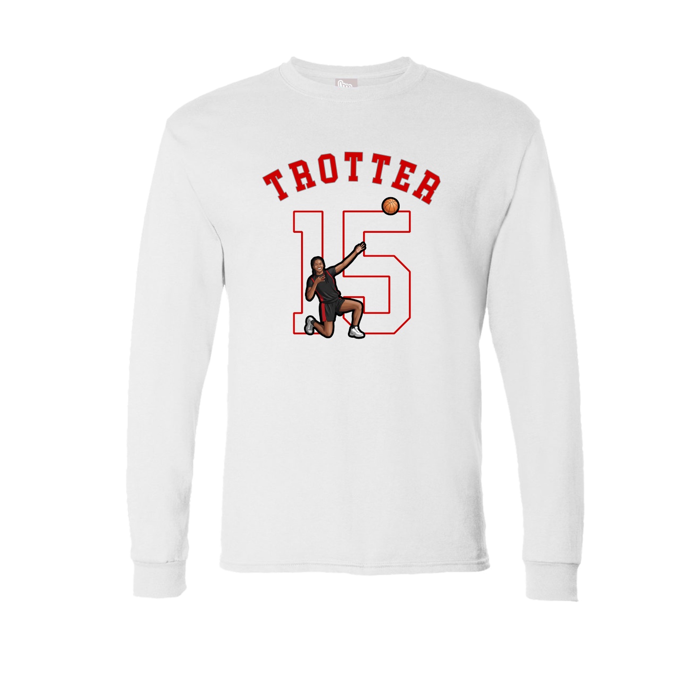 Long Sleeve Tee — Shirsey Arch in White