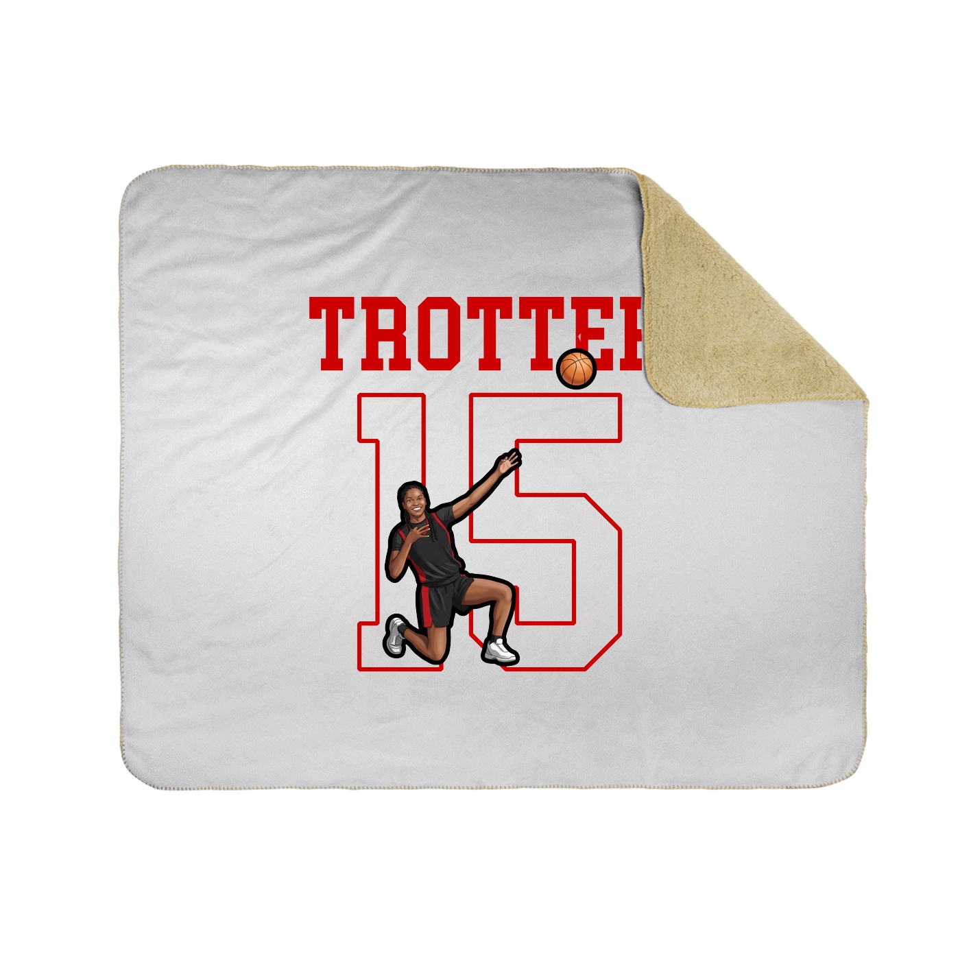 50x60 Sherpa Lined Throw Blanket