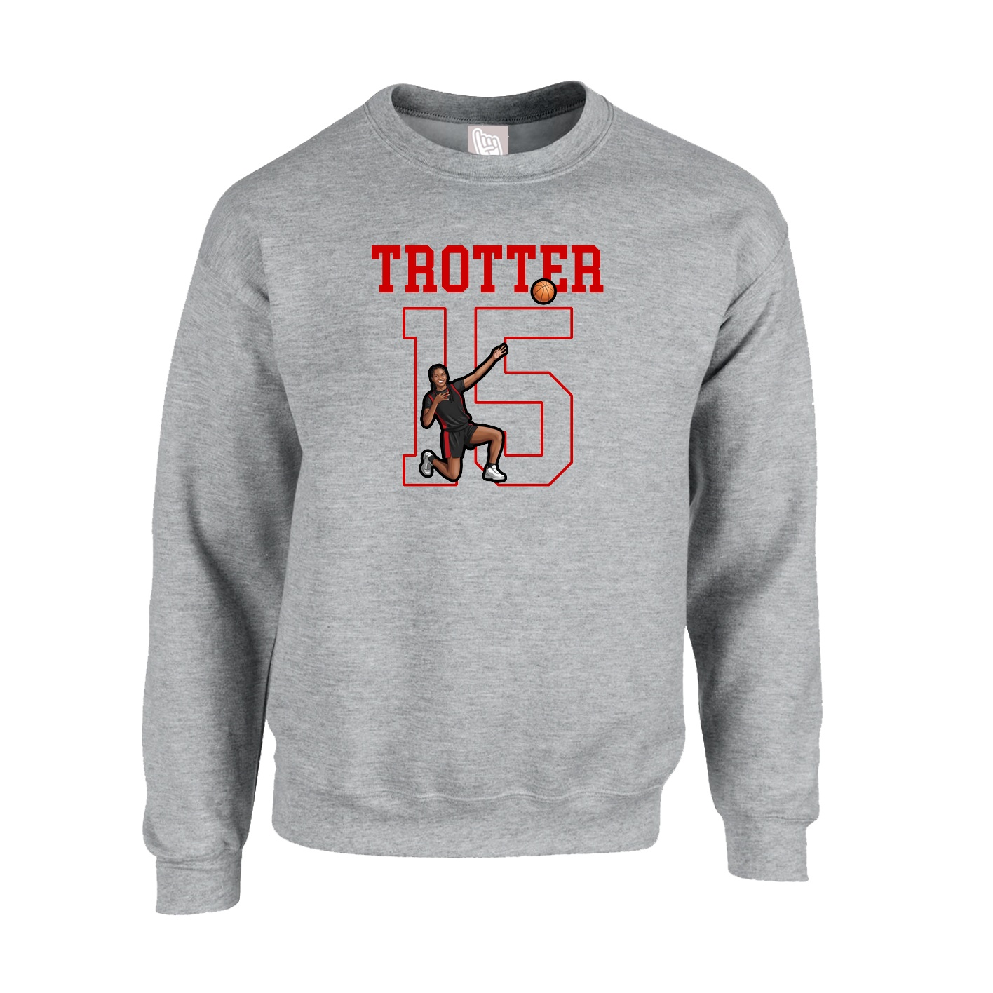 Fleece Crew — Shirsey in Grey