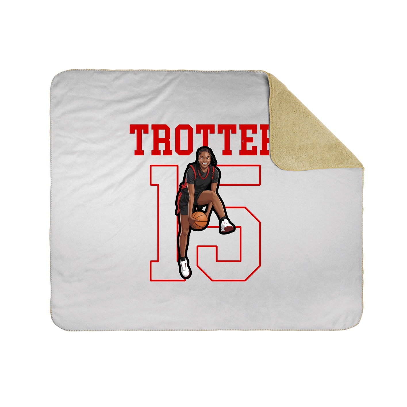 Throw Blanket — Shirsey in White