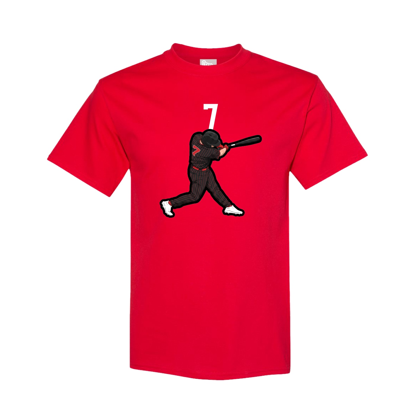 Tee — Number Top in Red