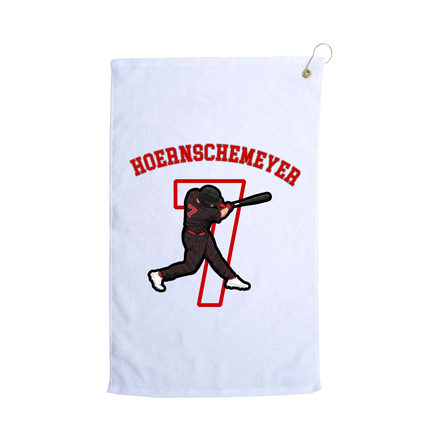 Golf Towel — Shirsey Arch in White