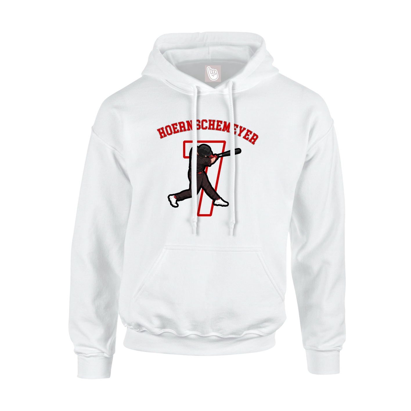 Hoodie — Shirsey Arch in White