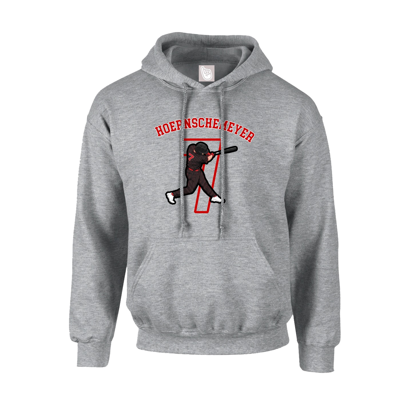 Youth Hoodie — Shirsey Arch in Grey