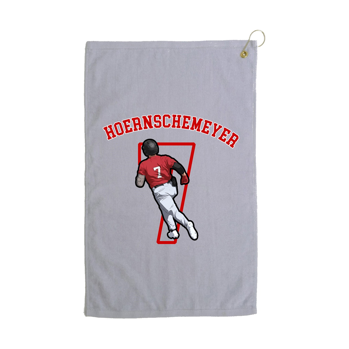 Golf Towel — Shirsey Arch in Grey