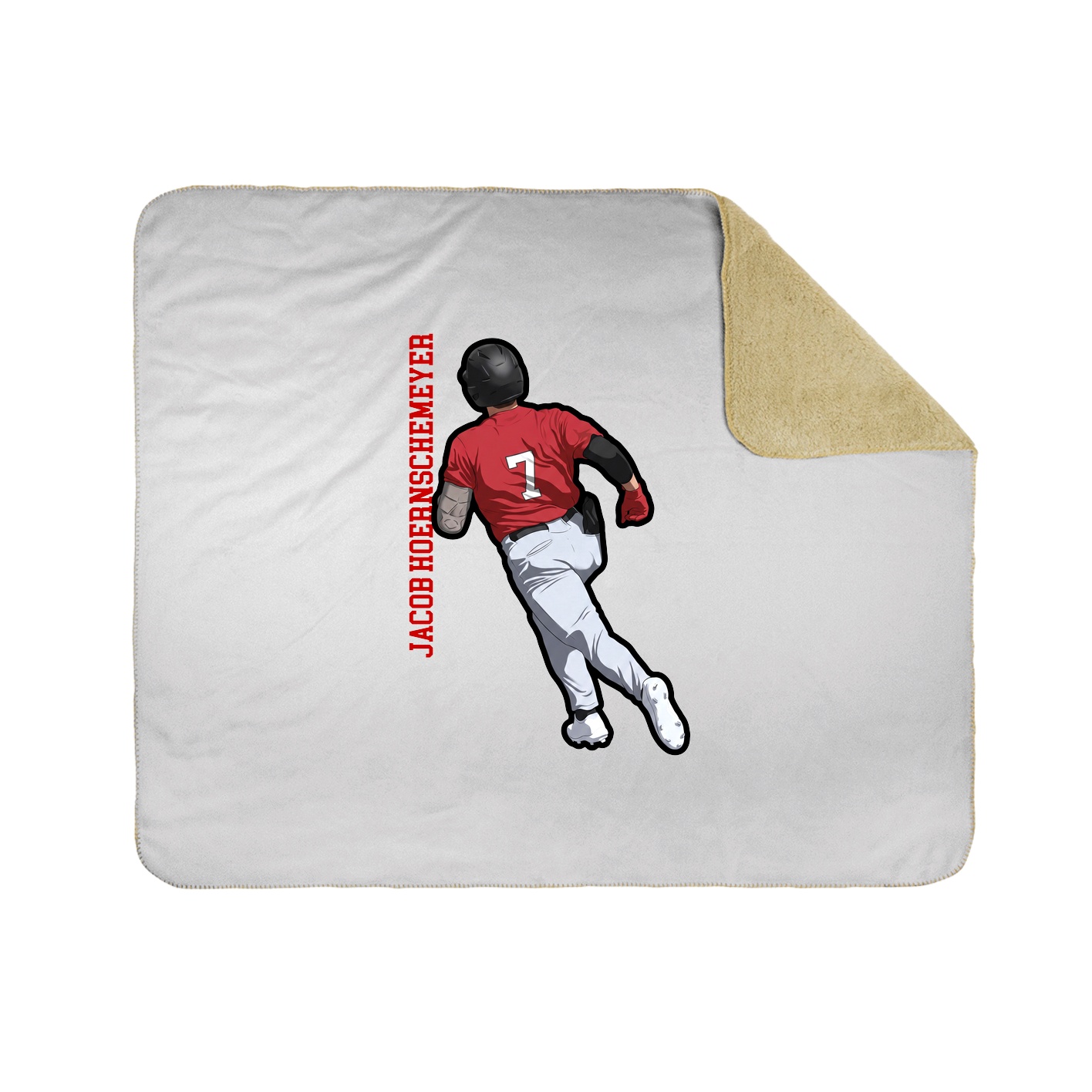 50x60 Sherpa Lined Throw Blanket
