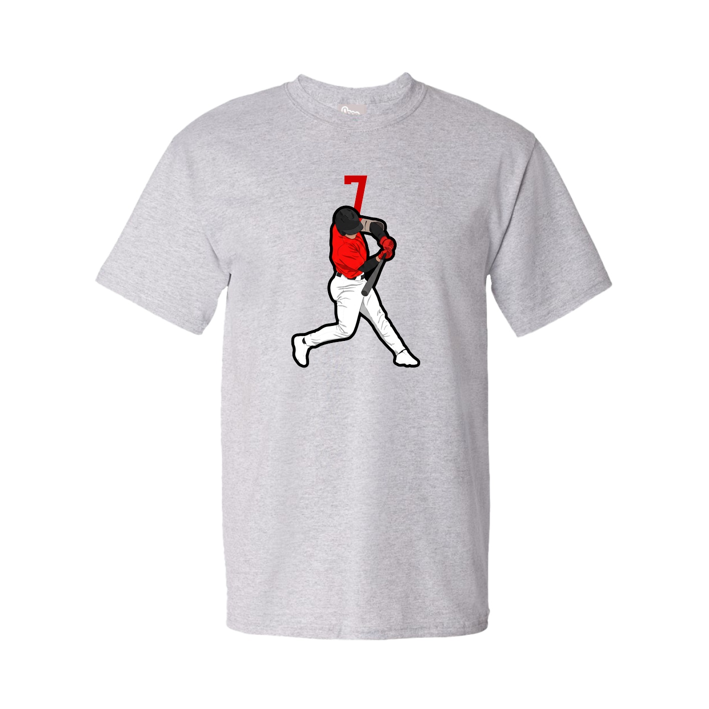 Tee — Number Top in Grey