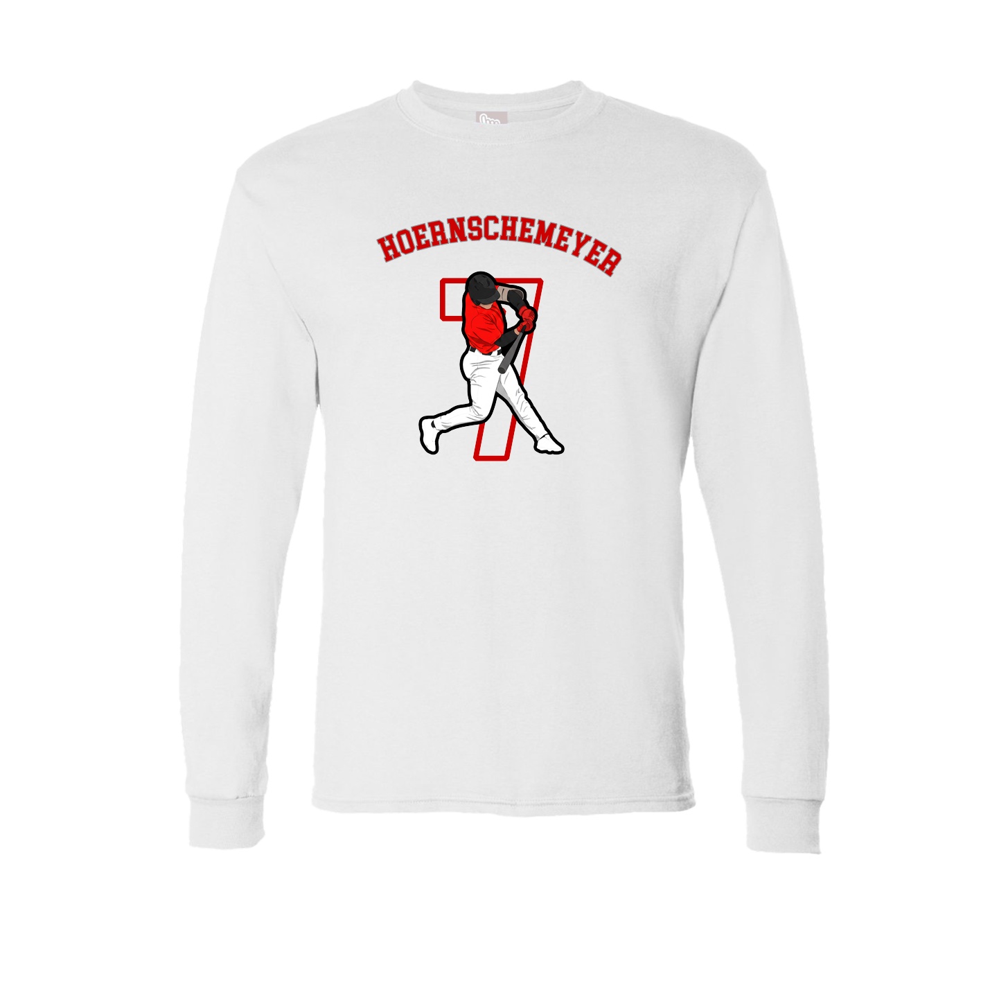 Long Sleeve Tee — Shirsey Arch in White