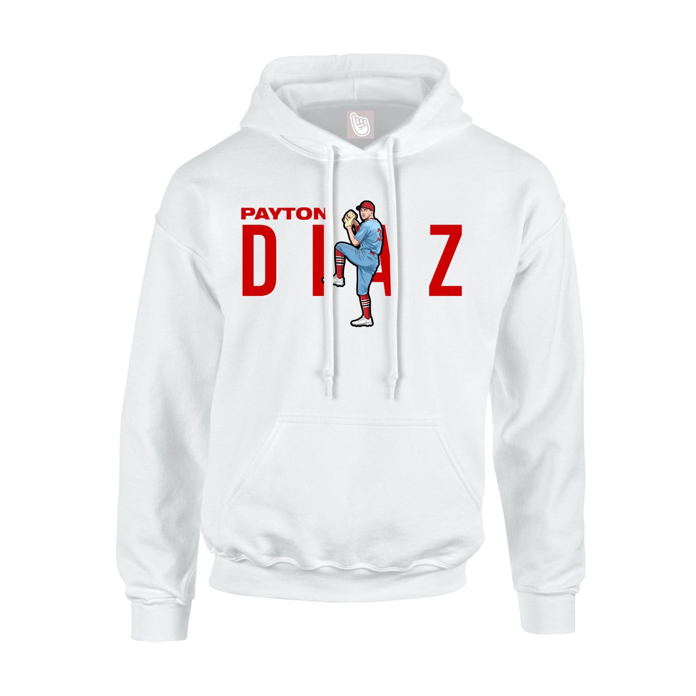 Hoodie — Player Name in White