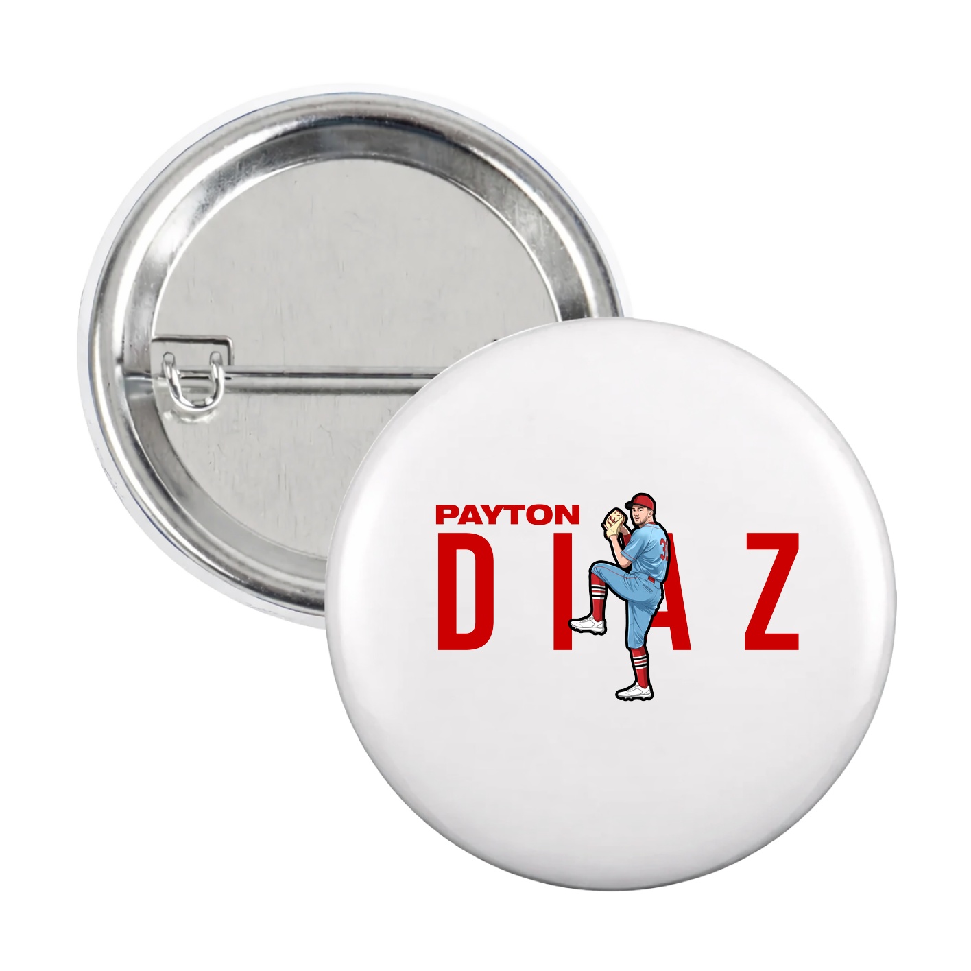 Game Day Button — Player Name in White