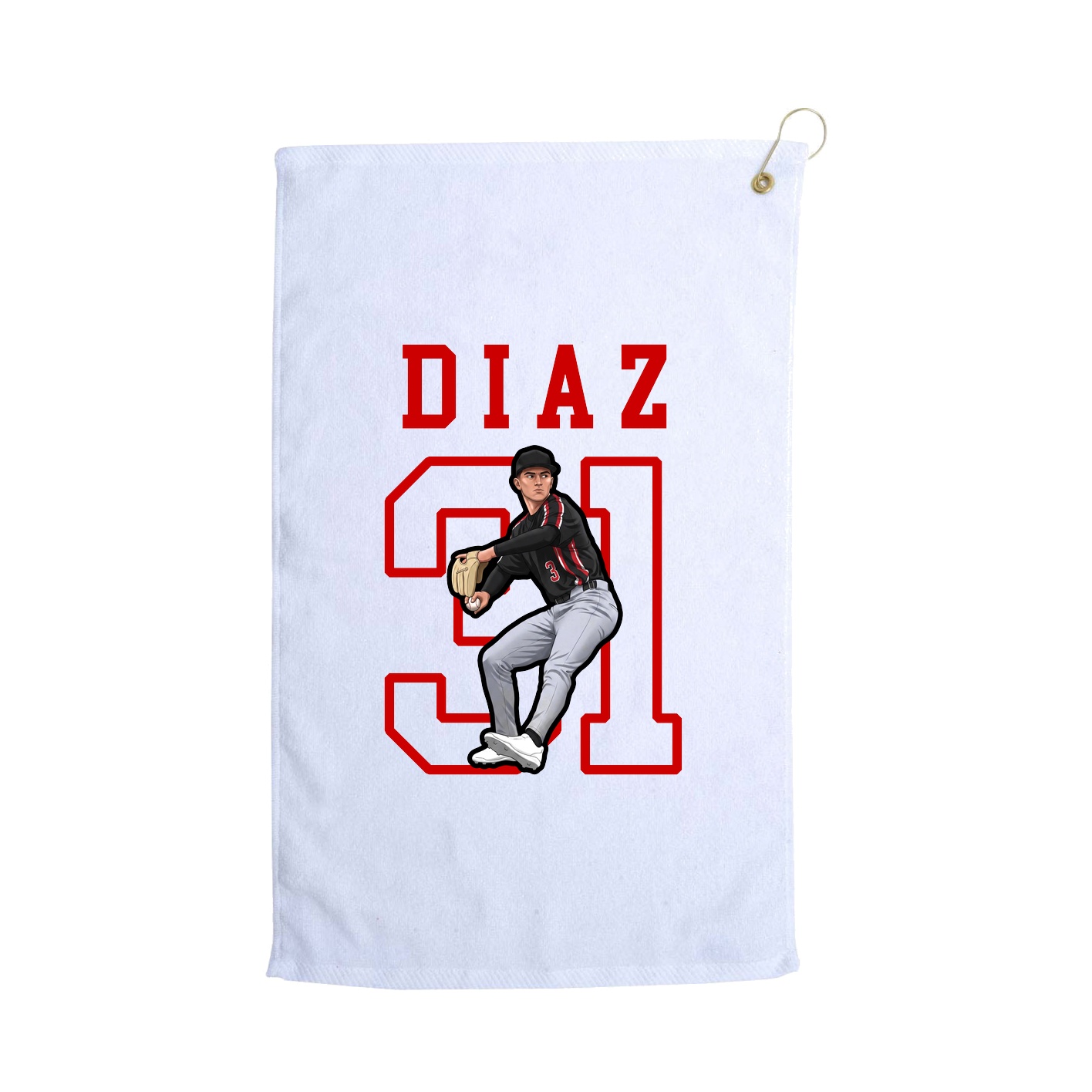 Golf Towel — Shirsey in White