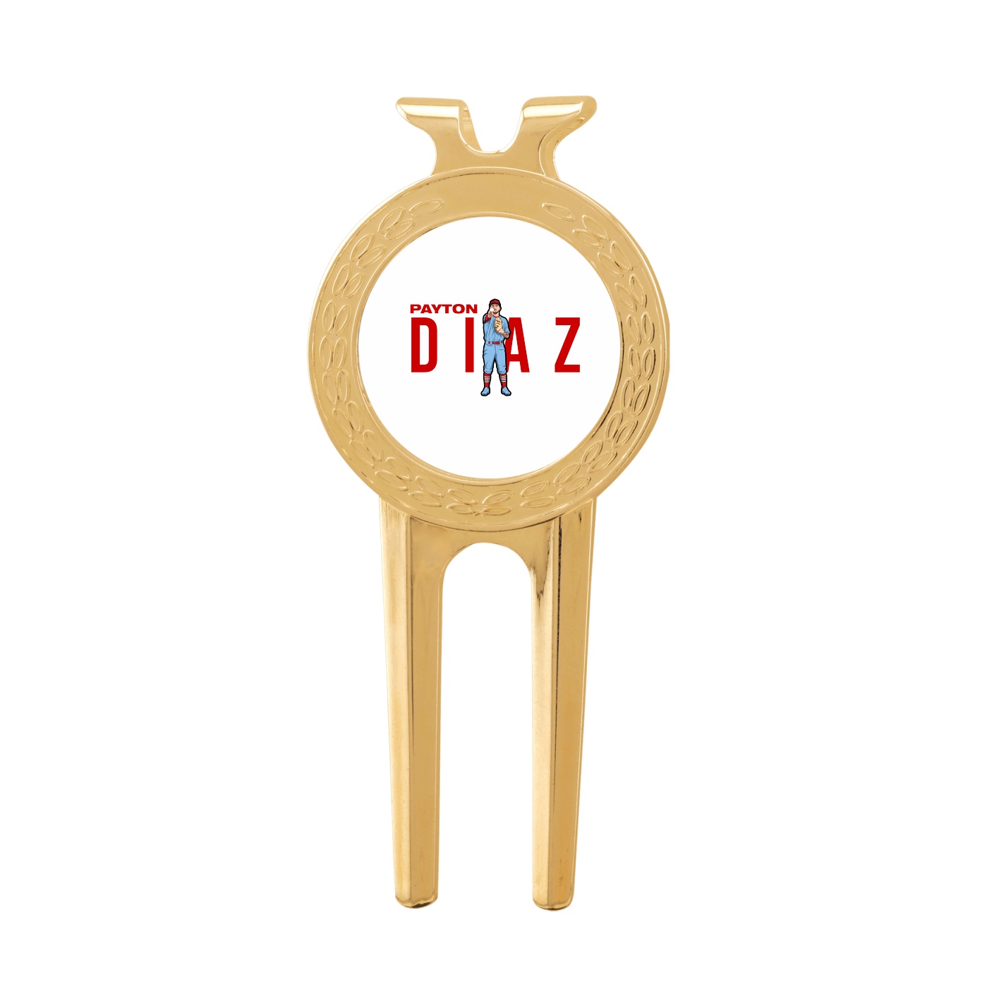 Divot Tool with Ball Marker — Player Name in Classic