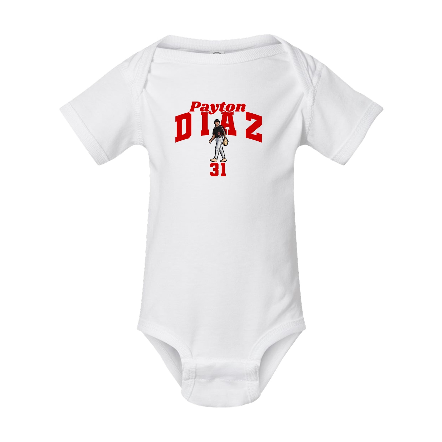 Baby Onesie — Signature Arch in White
