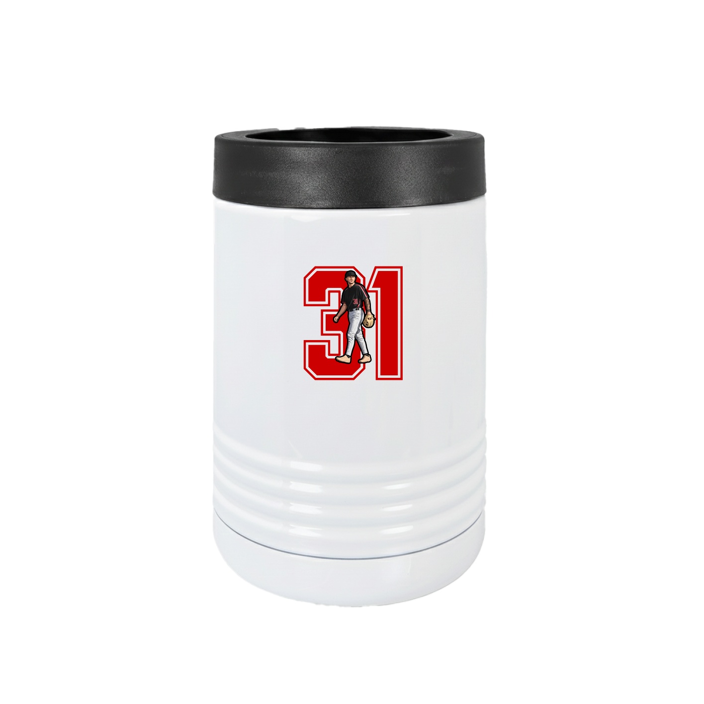 Beverage Holder — Number in White