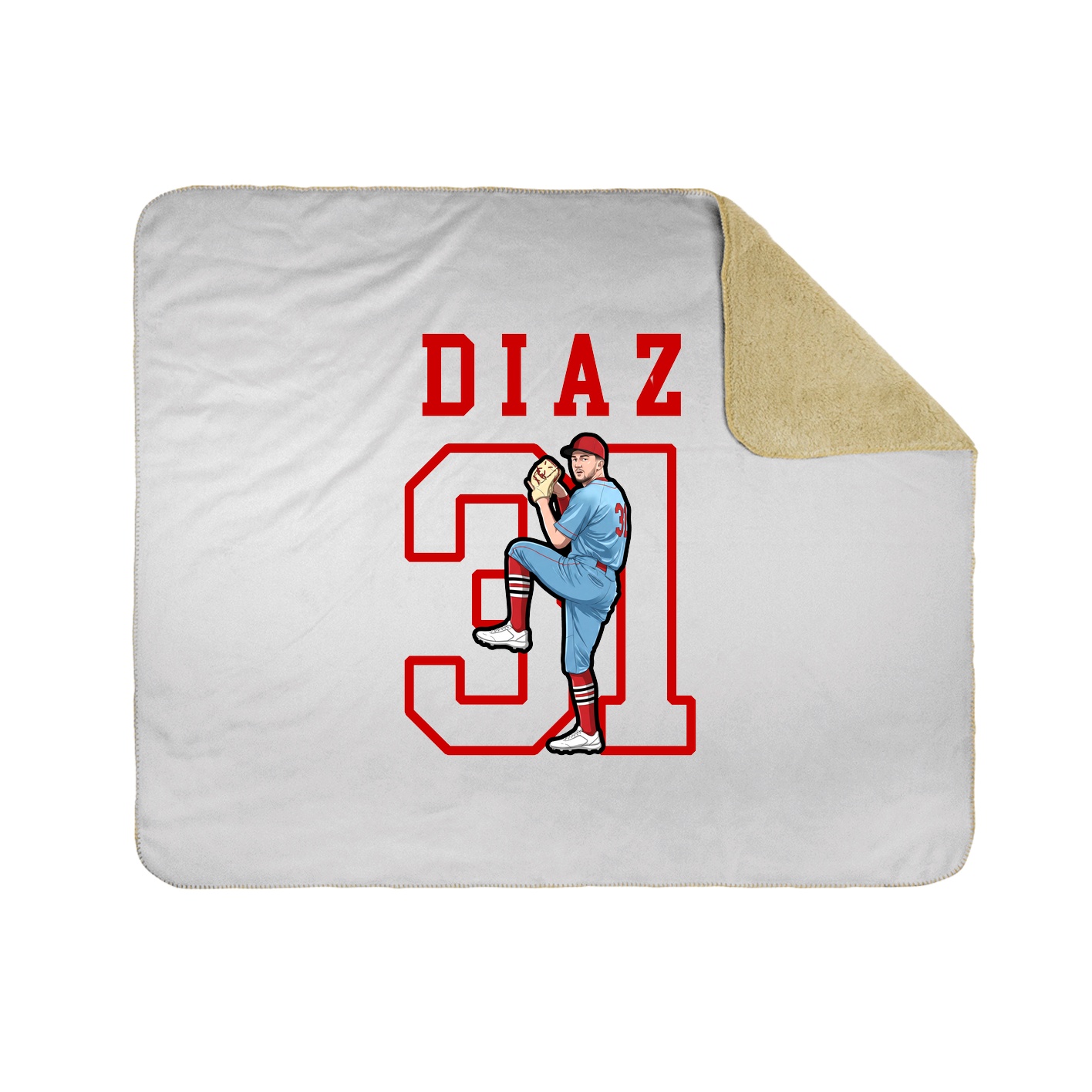 Throw Blanket — Shirsey in White
