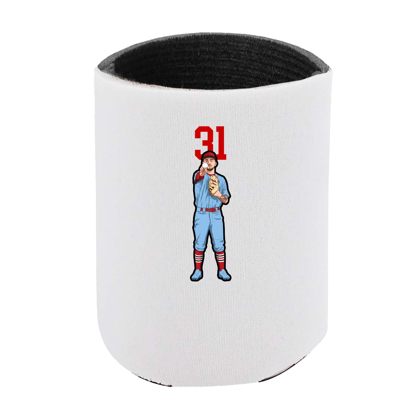 Can Holder — Number Top in White
