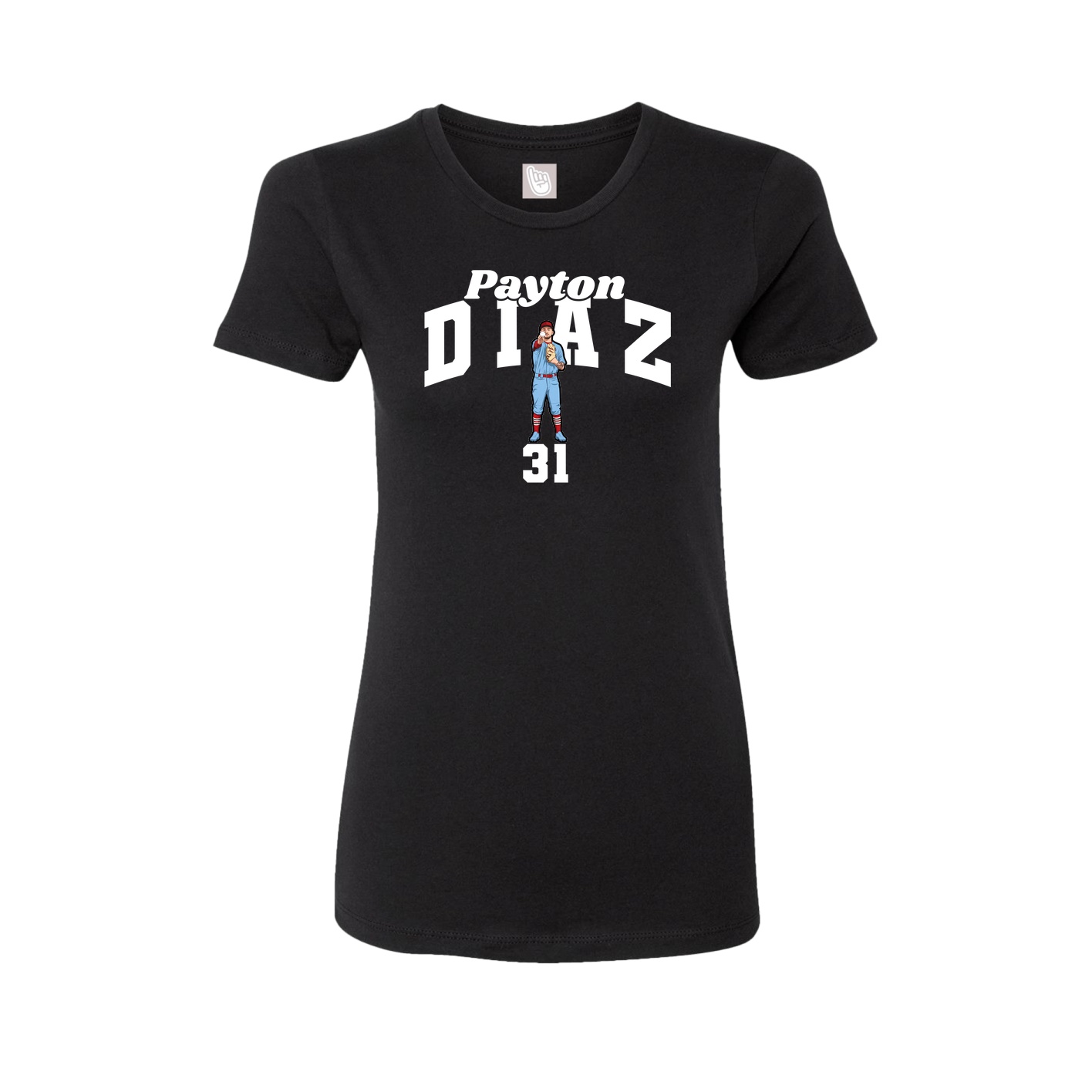 Womens Tee — Signature Arch in Black