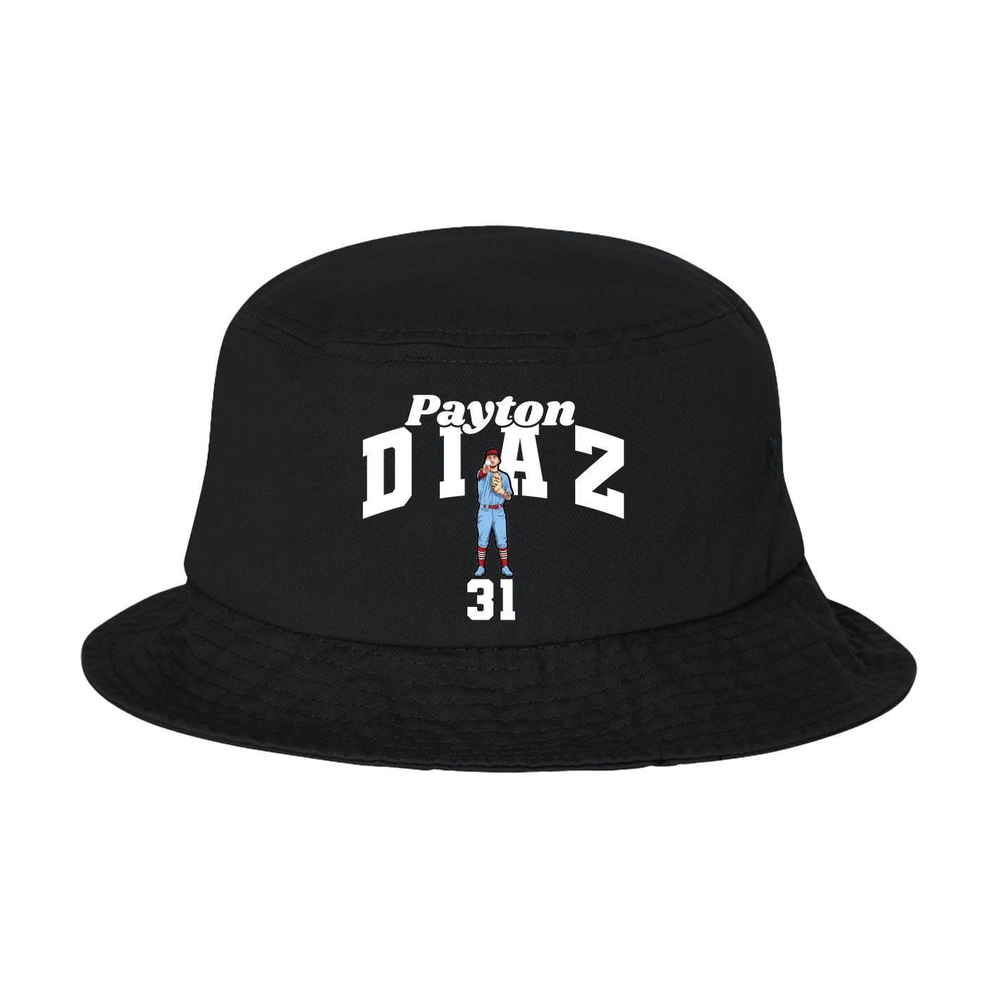 Bucket Cap — Signature Arch in Black