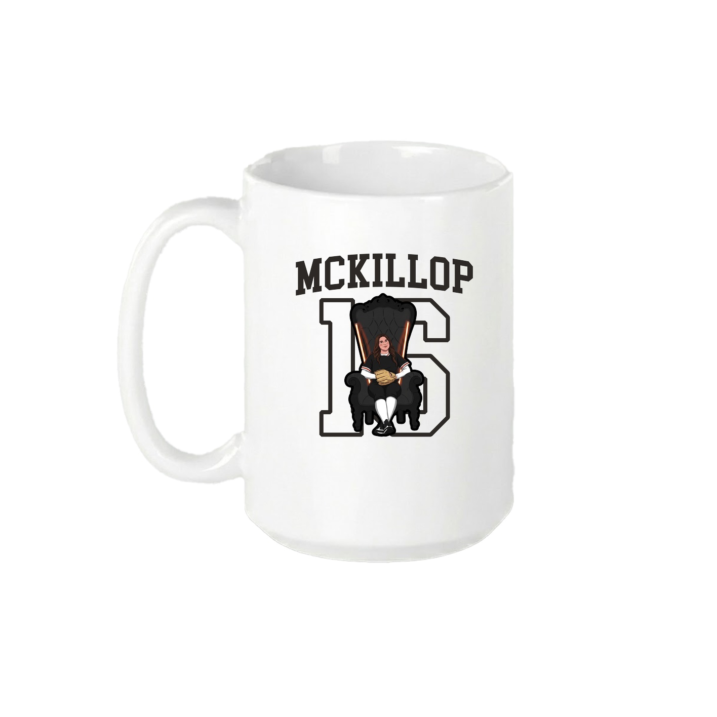 15oz Coffee Mug — Shirsey in White