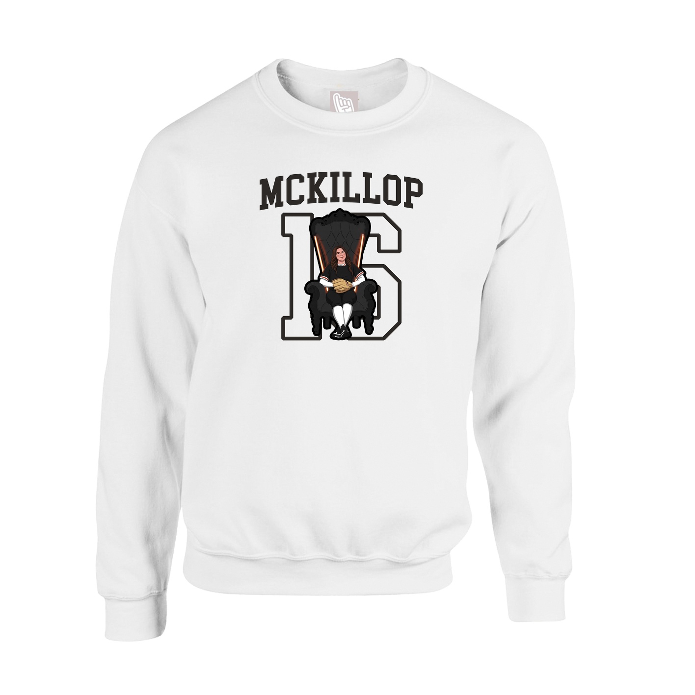 Fleece Crew — Shirsey in White