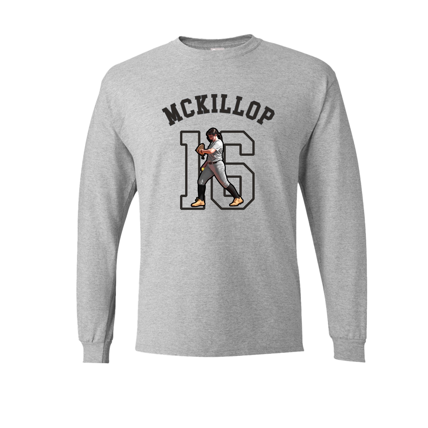 Long Sleeve Tee — Shirsey Arch in Grey