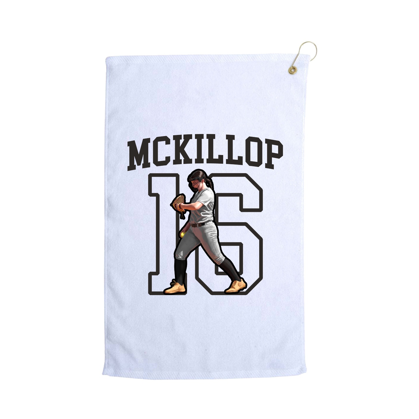 Golf Towel — Shirsey in White
