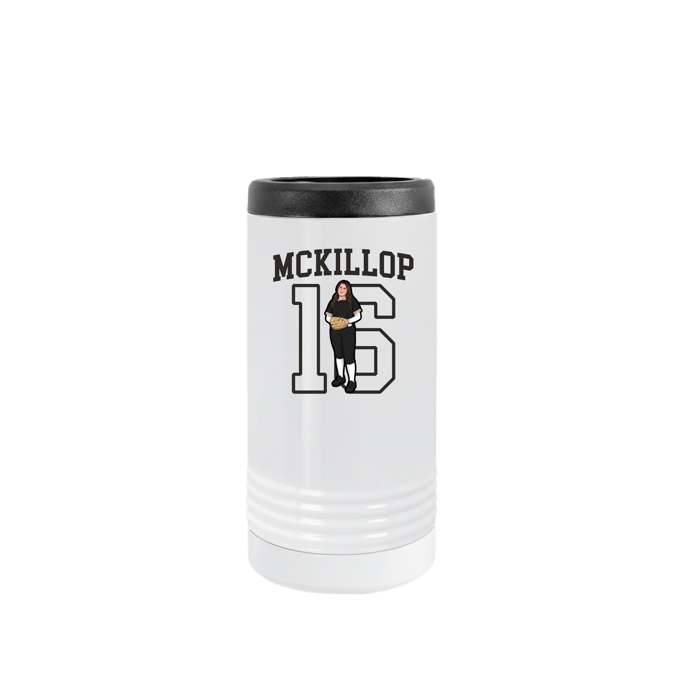Slim Beverage Holder — Shirsey in White