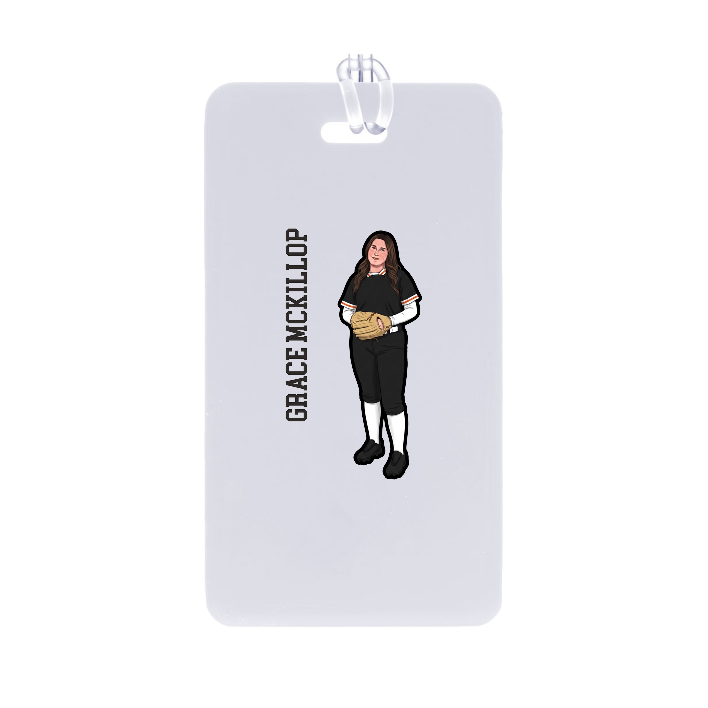 Bag Tag — Name Vertical in Classic