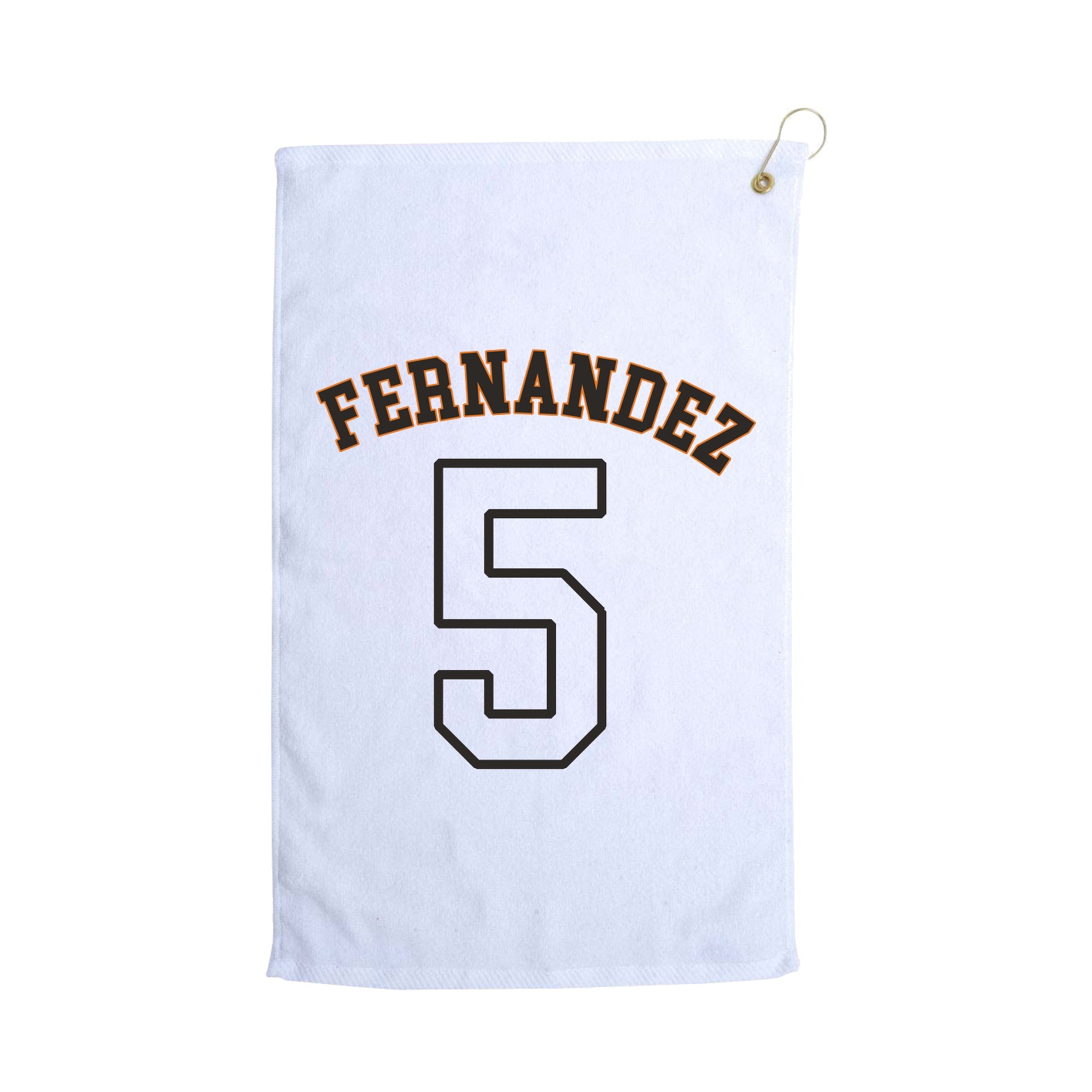 Golf Towel — Shirsey Arch in White