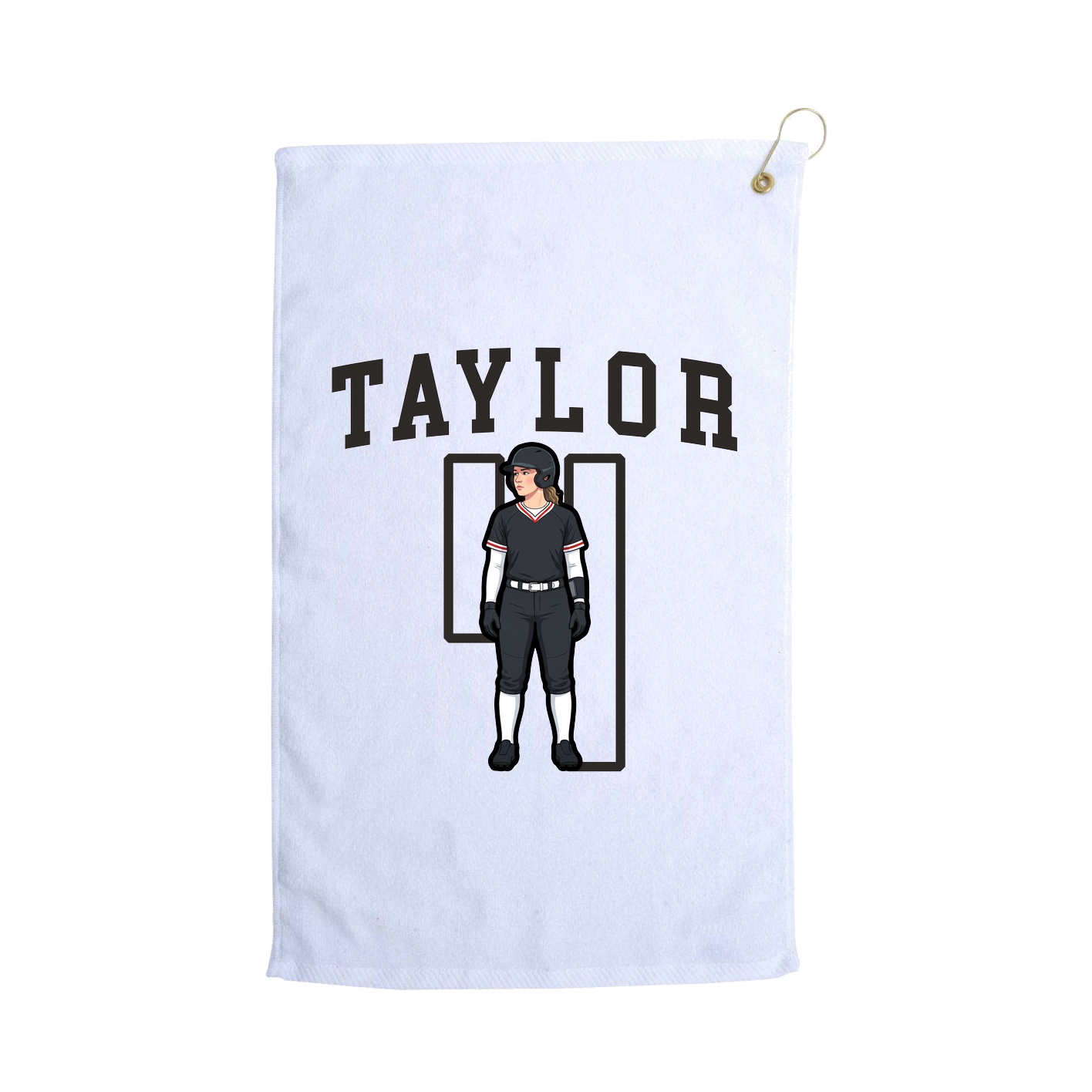 Golf Towel — Shirsey in White
