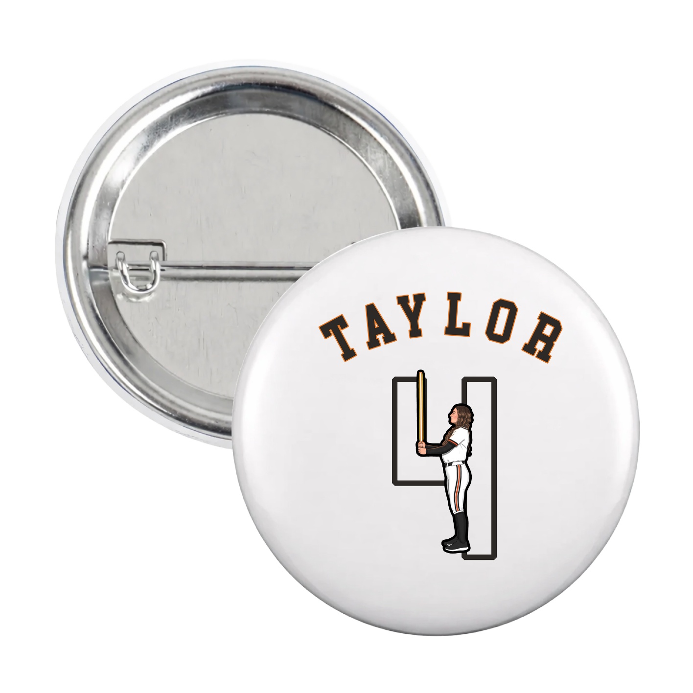 Game Day Button — Shirsey Arch in White