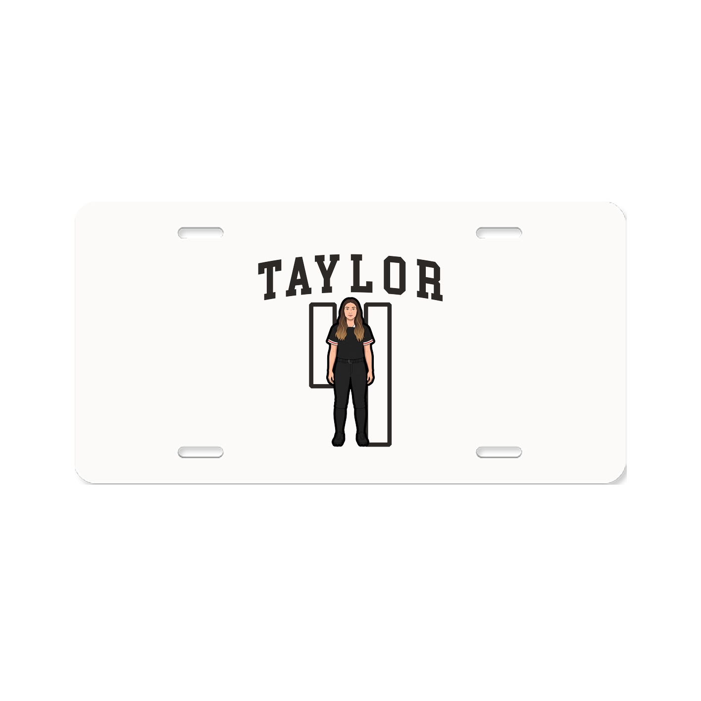 License Plate — Shirsey in Classic